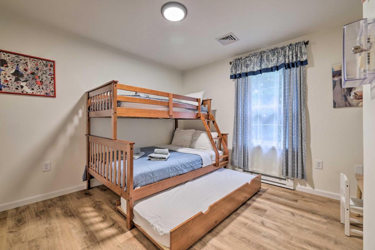 Spacious Tobyhanna Home With Lake Access And Fire Pit! מראה חיצוני תמונה